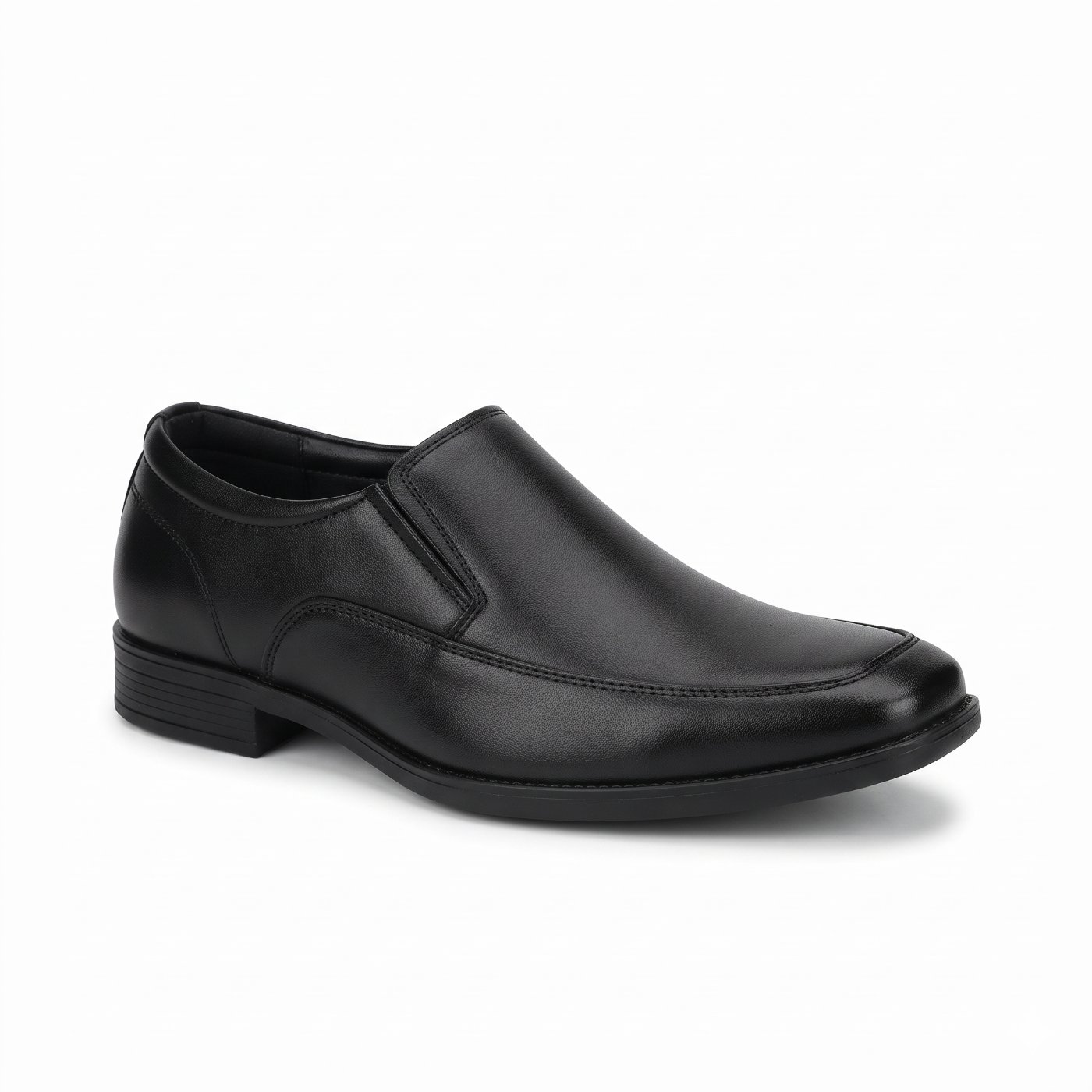 ​Men’s Leather Black Slip-On Formal Shoes | Business Loafers & Office Footwear
