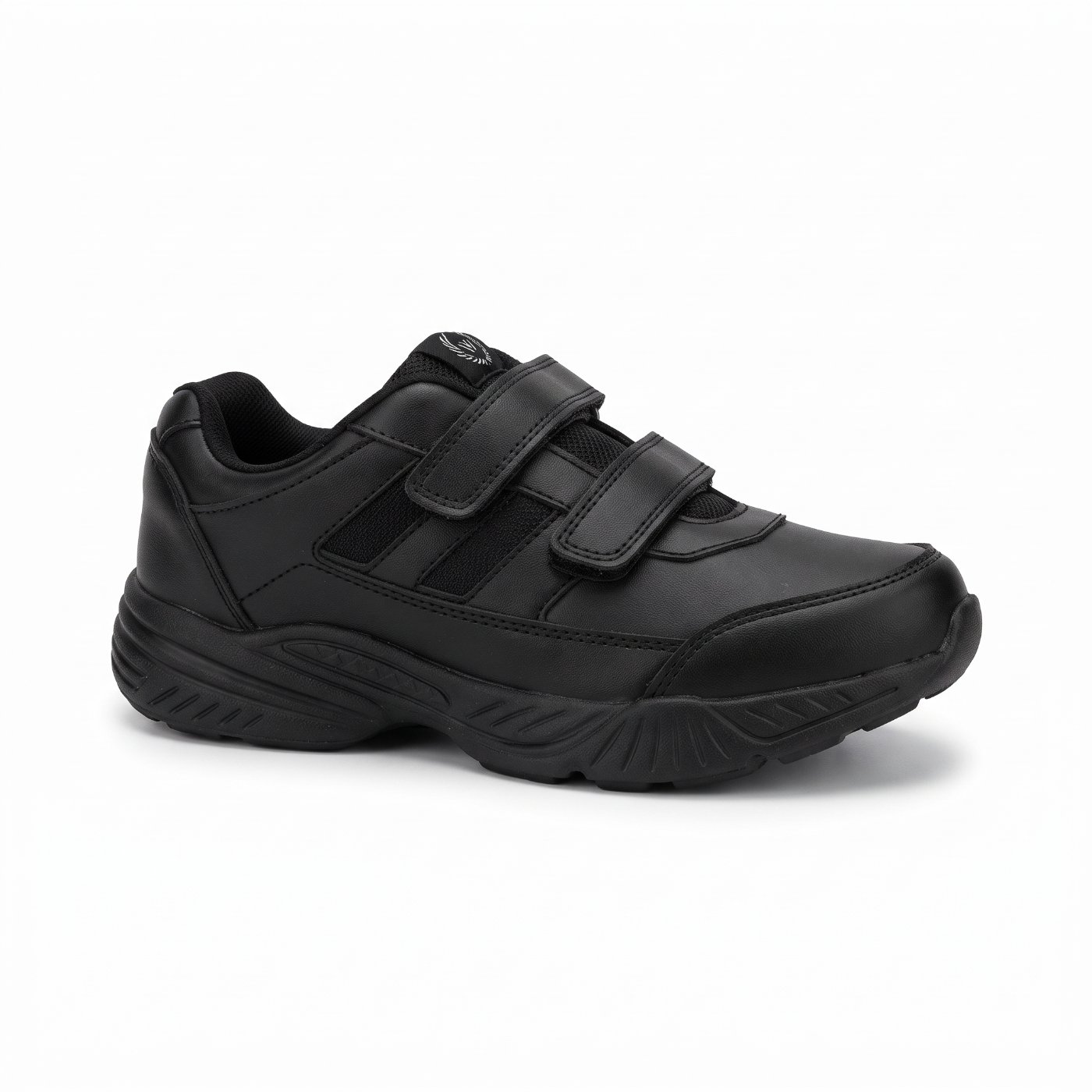Campus Bingo 151V Kids' Black Velcro School Shoes & Active Sneakers | Daily Uniform Footwear — Royal Shoes